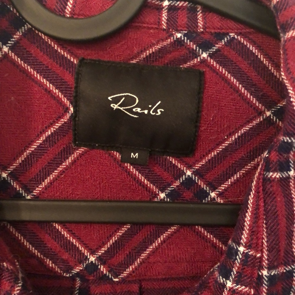 Rails Flannel Top Read: Medium But Fits Like A Sm… - image 3